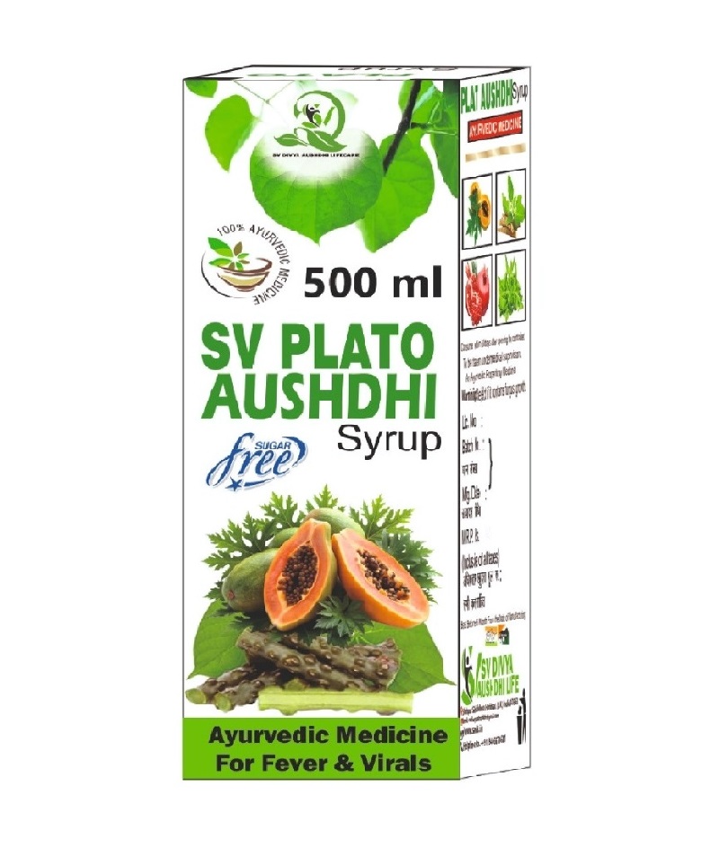 SV PLATO AUSHDHI 500ML SYRUP